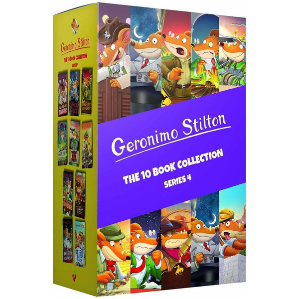 Geronimo Stilton Series: 4-Collection Box Set of 10 Books