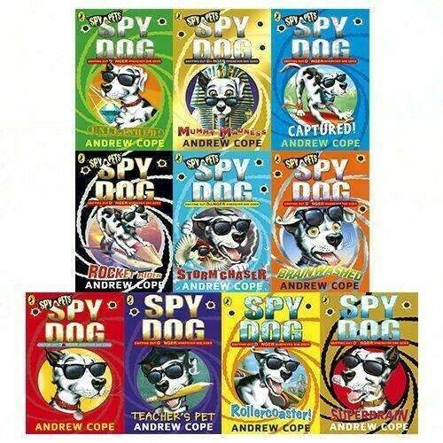 Spy Dog Series – 10 Books Collection Set by Andrew Cope (Includes: Unleashed, Mummy Madness, Captured, Rocket Rider)