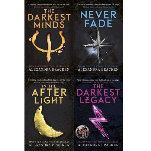 The Darkest Minds Series by Alexandra Bracken: 4 Books Collection (The Darkest Minds, Never Fade, In the Afterlight, The Darkest Legacy)