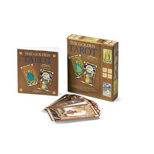 The Golden Tarot Deck: Cards Collection Box Gift Set