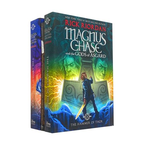 Magnus Chase Deluxe Collection 3 Books Set by Rick Riordan Norse Mythology Book Series