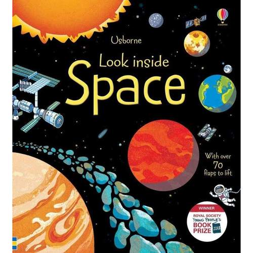 Usborne Look Inside Collection 6 Books Set - Space, Animal Homes, Our World, Seas and Oceans, Jungle, Nature