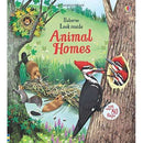 Usborne Look Inside Collection 6 Books Set - Space, Animal Homes, Our World, Seas and Oceans, Jungle, Nature