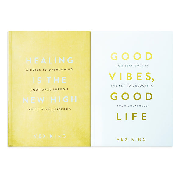 Healing Is the New High & Good Vibes, Good Life 2 Books Collection Box Set by Vex King