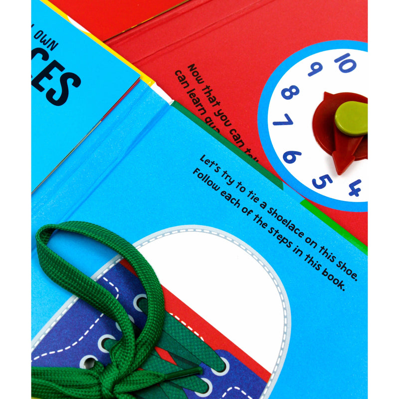 I Can Series 2 Books Collection Set (I Can Tie My Own Shoelaces, I Can Tell The Time)