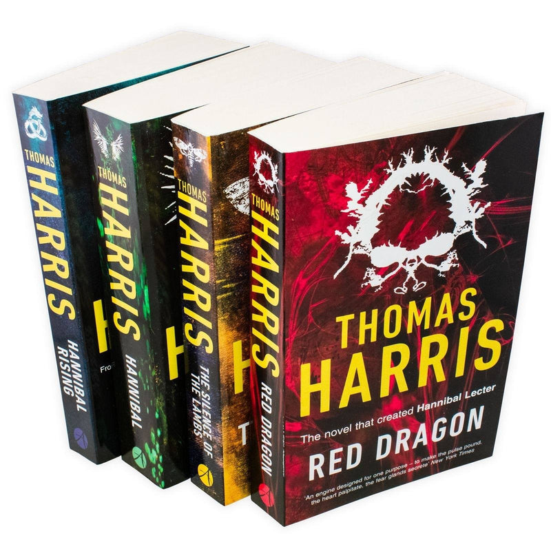 Thomas Harris: Hannibal Lecter Series – 4-Book Collection (Red Dragon, Hannibal, Silence of the Lambs, Hannibal Rising)