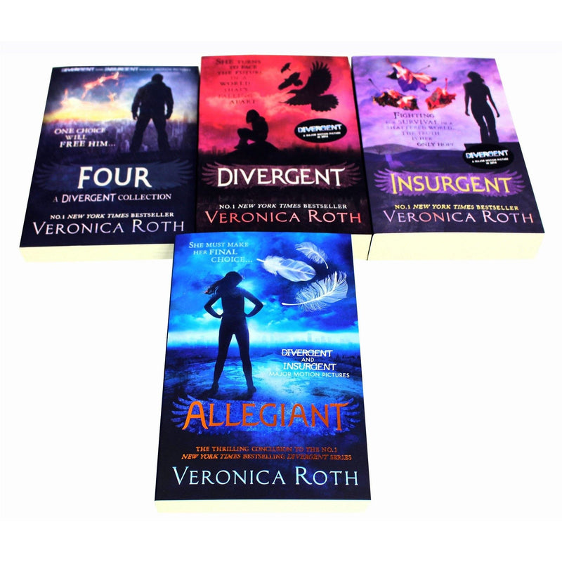 Divergent Insurgent Allegiant - 4 Books Collection Box Set By Veronica Roth